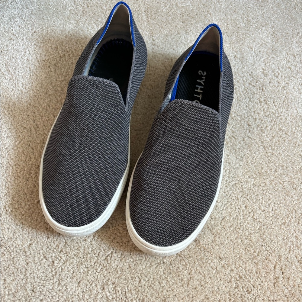 Rothy’s Slip On Sneakers in Charcoal